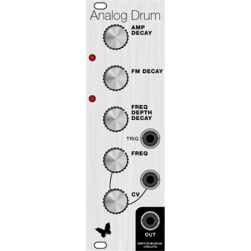 barton analog drum, pcb (PCBMBADRMNONE01) by synthcube.com